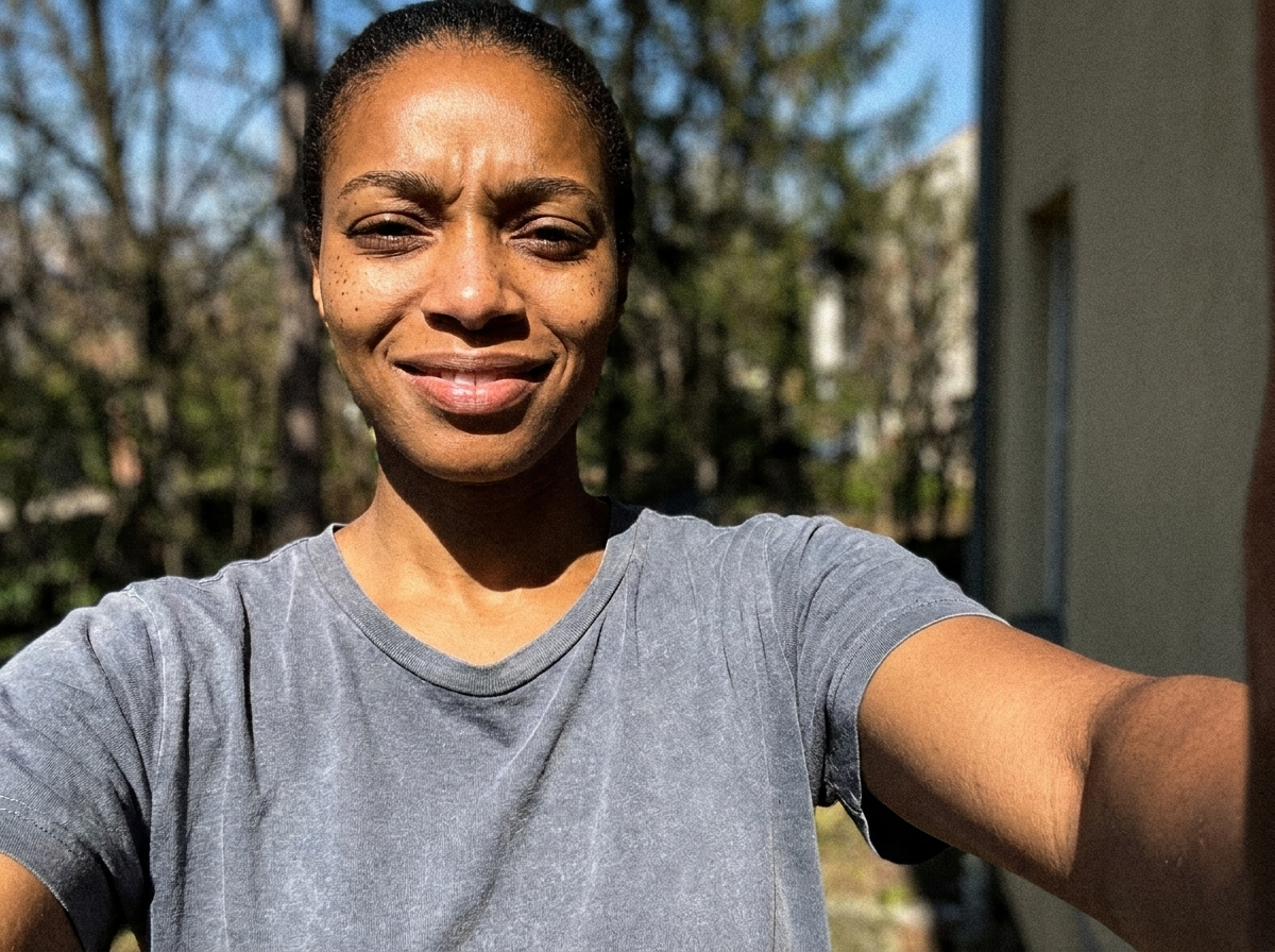 Selfie original enviada pela usuária